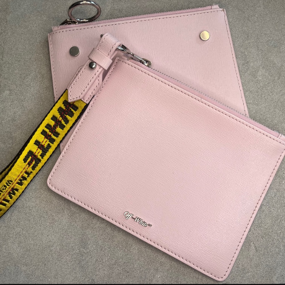 Pink Off-White Pouch
